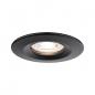 Preview: Paulmann 93084 LED Einbauleuchte Nova Mini Coin Basisset modern starr rund 66mm Coin 3x4W warmweiß Schwarz matt