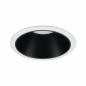 Preview: Paulmann 93401 Einbauleuchte Set Cole Coin 3StepDim rd starr LED 6.5W 2700K weiß/schwarz