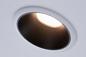 Preview: Paulmann 93402 Einbauleuchte Set Cole Coin 3StepDim rd starr LED 3x6.5W 2700K weiß/schwarz