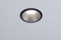 Preview: Paulmann 93408 Einbauleuchte Set Cole Coin 3StepDim rd starr LED 3x6.5W 2700K schwarz/silber