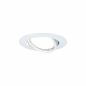 Preview: Paulmann 93422 Einbauleuchte Base rund schwenkbar LED 3x5W GU10 Weiß/Metall