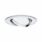 Preview: Paulmann 93452 Einbauleuchte Set Nova Coin rund schwenkbar LED 3x6.5W 2700K Chrom/Alu
