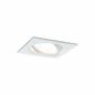 Preview: Paulmann 93454 Einbauleuchte Set Nova Coin eckig schwenkbar LED 3x6.5W 2700K Weiß/Alu
