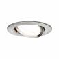 Preview: Paulmann 93464 Einbauleuchte Set Nova rd schw LED 3stepdim 6.5W GU10 Eisen
