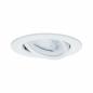 Preview: Paulmann 93467 Einbauleuchte Set Nova rd schw LED 3stepdim 3x6.5W GU10 Weiß/Alu