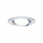 Preview: Paulmann 93469 Einbauleuchte Set Nova rd schw LED 3stepdim 3x6.5W GU10 Alu gedreht/Alu