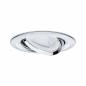 Preview: Paulmann 93470 Einbauleuchte Set Nova rd schw LED 3stepdim 3x6.5W GU10 Chrom/Alu