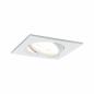 Preview: Paulmann 93471 Einbauleuchte Set Nova eckig schw LED 3-stepdim 6.5W GU10 Weiß/Alu