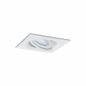 Preview: Paulmann 93472 Einbauleuchte Set Nova eckig schw LED 3-stepdim 3x6.5W GU10 Weiß/Alu