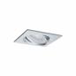 Preview: Paulmann 93474 Einbauleuchte Set Nova eckig schw LED 3-stepdim 3x6.5W GU10 Alu