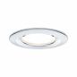 Preview: Paulmann 93481 Einbauleuchte Set Nova rd starr LED IP44 3-stepdim 3x6.5W GU10 Chrom/Alu