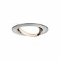Preview: Paulmann 93483 Einbauleuchte Set Nova Coin 3-stepdim rd schw LED 3x6.5W 2700K Eisen