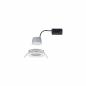 Preview: Paulmann 93484 Einbauleuchte Set Nova Coin 3-stepdim rd schw LED 6.5W 2700K Weiß/Alu