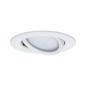 Preview: Paulmann 93485 Einbauleuchte Set Nova Coin 3-stepdim rd schw LED 3x6.5W 2700K Weiß/Alu