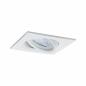 Preview: Paulmann 93490 Einbauleuchte Set Nova Coin 3-stepdim eck schw LED 3x6.5W 2700K Weiß/Alu