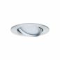 Preview: Paulmann 93497 Einbauleuchte Set Nova Coin 3-stepdim rd starr LED 6.5W 2700K Alu IP44
