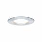 Preview: Paulmann 93498 Einbauleuchte Set Nova Coin 3-stepdim rd starr LED 3x6.5W 2700K Alu