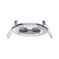 Preview: Paulmann 93499 Einbauleuchte Set Nova Coin 3-stepdim rd starr LED 3x6.5W 2700K Chrom/Alu