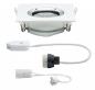 Preview: Paulmann 93664 Einbauleuchte Set Nova Plus IP65 schwb eck max1x 35W Weiß-Chrom