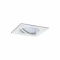 Preview: Paulmann 93678 Einbauleuchte Set Nova Plus Coin dim eckig schwenk LED 3x6.8W 633lm 2700K Weiß/Alu