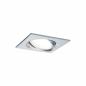 Preview: Paulmann 93680 Einbauleuchte Set Nova Plus Coin dim eckig schwenk LED 3x6.8W 633lm 2700K Alu/Alu
