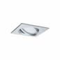 Preview: Paulmann 93680 Einbauleuchte Set Nova Plus Coin dim eckig schwenk LED 3x6.8W 633lm 2700K Alu/Alu