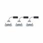 Preview: Paulmann 93680 Einbauleuchte Set Nova Plus Coin dim eckig schwenk LED 3x6.8W 633lm 2700K Alu/Alu