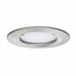 Preview: Paulmann 93873 Einbauleuchte Set Nova Plus Coin dim rund starr LED 3x6.8W 2700K Eisen/Alu