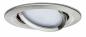 Preview: Paulmann 93877 Einbauleuchte Set Nova Plus Coin dim rund schwb LED 6W 2700K Eisen/Alu