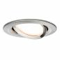 Preview: Paulmann 93878 Einbauleuchte Set Nova Plus Coin dim rund schwb LED 3x6W 2700K Eisen/Alu