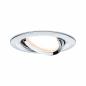 Preview: Paulmann 93879 Einbauleuchte Set Nova Plus Coin dim rund schwb LED 6W 2700K Chrom/Alu