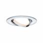Preview: Paulmann 93880 Einbauleuchte Set Nova Plus Coin dim rund schwb LED 3x6W 2700K Chrom/Alu
