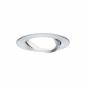 Preview: Paulmann 93903 Einbauleuchte Set Nova Plus Coin dim rund schwb LED 3x6W 2700K Alu