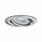 Preview: Paulmann 93944 Premium Einbauleuchte Set Reflector Coin rd schwb. dimmbar LED 3x6.8W Eisen