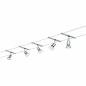 Preview: Paulmann 94145 Seilsystem Spice Salt - 5m Komplettset in Chrom mit 5 Spots ohne LM
