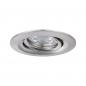 Preview: Paulmann 94294 EBL Nova mini Coin rund schwenkbar LED 1x4W 310lm Eisen gebürstet/Alu