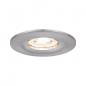 Preview: Paulmann 94300 EBL Nova mini Coin rund starr IP44 LED 1x4W 310lm Eisen geb/Alu