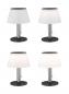Preview: Paulmann 94309 Outdoor Solar Tischleuchte Lillesol IP44 3000K 100lm 3-Step dim Edelstahl