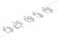 Preview: Paulmann Seilsystem Set Mac LED 94420 mit 5 eckigen Leuchtspots in mattem Chrom 12V DC /Metall 3000K