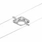 Preview: Paulmann Seilsystem Set Mac LED 94420 mit 5 eckigen Leuchtspots in mattem Chrom 12V DC /Metall 3000K