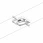 Preview: Paulmann 94422 Corduo Seilsystem Set 5-flammig MacLED matt Chrom 12V