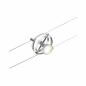 Preview: Paulmann 94437 Seilsystemleuchte Spot Cardan GU5,3 Chrom matt 12V DC 60VA Kunststoff/Metall