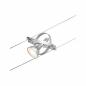 Preview: Paulmann 94437 Seilsystemleuchte Spot Cardan GU5,3 Chrom matt 12V DC 60VA Kunststoff/Metall