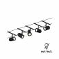 Preview: Paulmann 94469 Seilsystem Set Cup 5-strahlig Schwarz matt Chrom GU5,3 12V DC