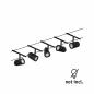 Preview: Paulmann 94469 Seilsystem Set Cup 5-strahlig Schwarz matt Chrom GU5,3 12V DC