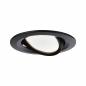 Preview: Paulmann 94472 EBL Nova Coin 3-stepdim rd schw LED 3x6,5W 2700K 230V Schwarz matt/Alu
