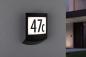Preview: Paulmann 94509 LED Außenwandleuchte Smart Home Zigbee Padea Sensor IP44 Tunable Warm 8,2W 230V Anthrazit