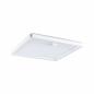 Preview: Paulmann 94663 LED Außenpanel Lamina Backlight Bewegungsmelder seewasserresistent Spritzwasser geschützt eckig 250x47mm warmweiß 14,5W Weiß Kunststoff