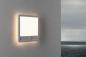 Preview: Paulmann 94663 LED Außenpanel Lamina Backlight Bewegungsmelder seewasserresistent Spritzwasser geschützt eckig 250x47mm warmweiß 14,5W Weiß Kunststoff