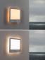 Preview: Paulmann 94707 LED Außenpanel Lamina Backlight Bewegungsmelder insektenfreundlich Spritzwasser geschützt eckig 250x47mm Tunable Warm 14W Weiß Kunststoff